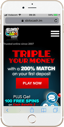 SlotoCash Mobile Lobby