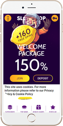 Slototop Casino on Mobile