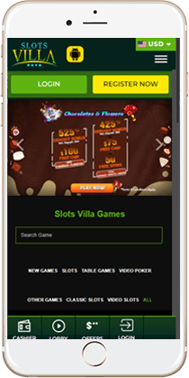 Brilliant Gaming at the Slots Villa Mobile Casino