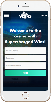 Slotty Vegas Casino on Mobile