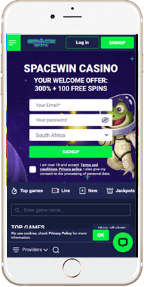 Brilliant Gaming at the SpaceWin Mobile Casino