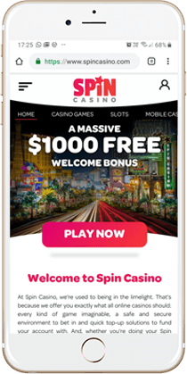 Spin Casino on Mobile