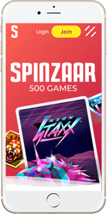Spinzaar Casino on Mobile