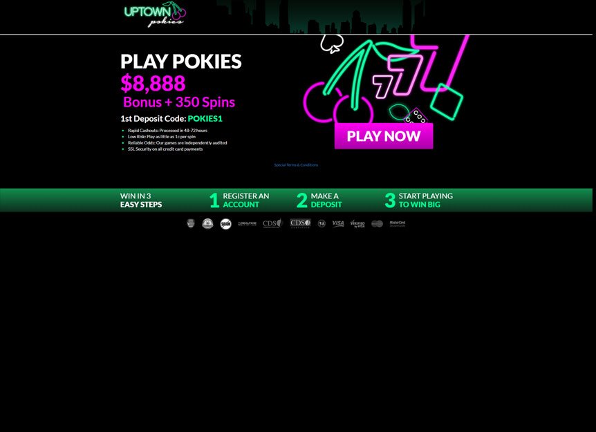 Uptown Pokies Casino Bonuses