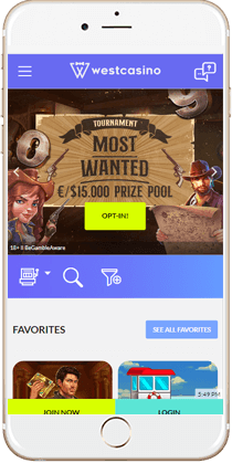 Brilliant Gaming at the West Mobile Casino