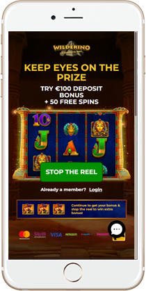 100% Secure Gaming at the Wilderino Mobile Casino