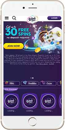 WinkSlots Casino on Mobile