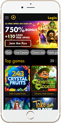 Winnerama Casino on Mobile