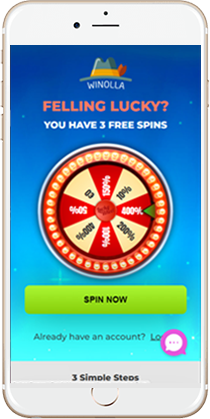 Winolla Casino on Mobile