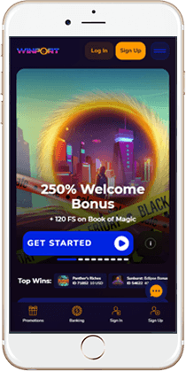 Brilliant Gaming at the WinPort Mobile Casino