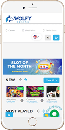 Brilliant Gaming at the Wolfy Mobile Casino